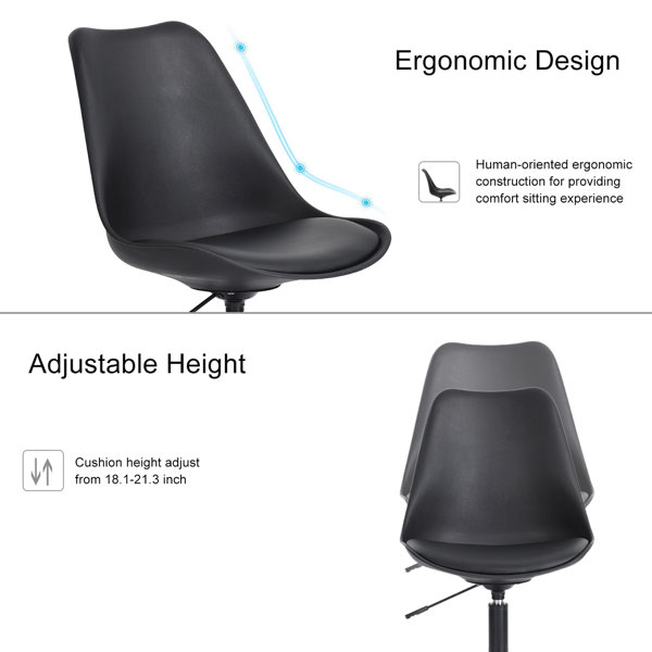 Cauldwell task chair hashtag deals home frame finish